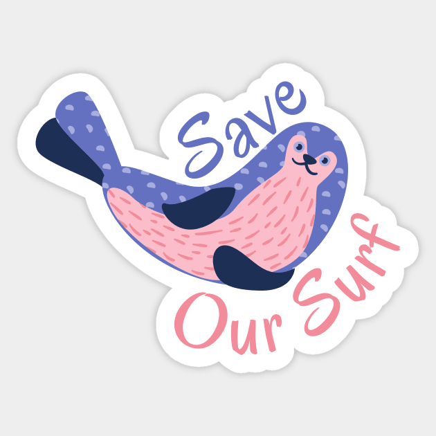 Save Our Ocean Sticker by casualism